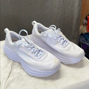 Hoka Men’s White Athletic Shoes